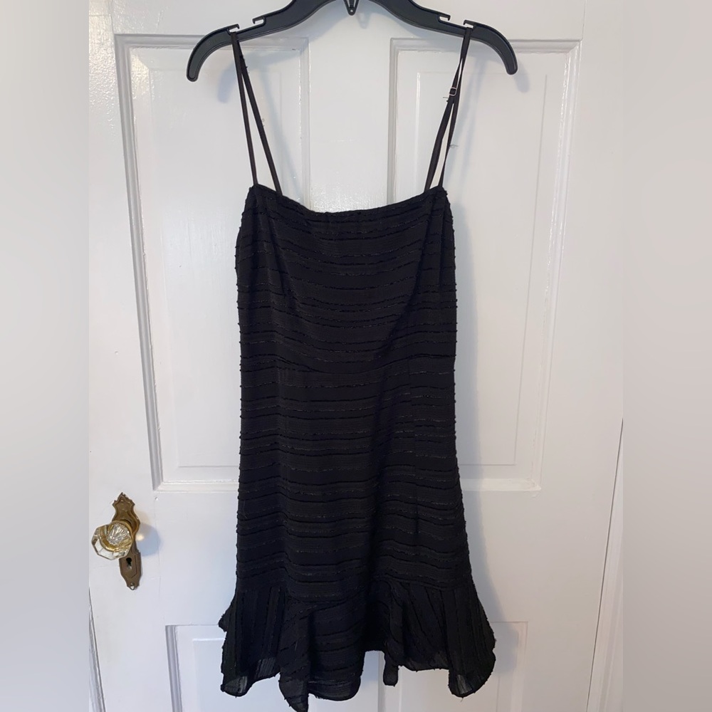 Black mini dress